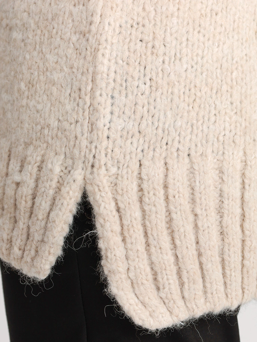 Джемпер без рукавов из смесовой шерсти